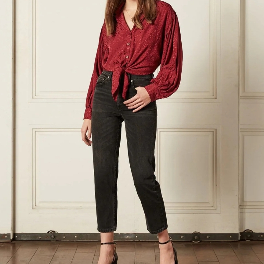 Boyish by Her Black Denim Jeans Tommy the Hustler